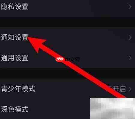 小红书推荐笔记通知设置方法